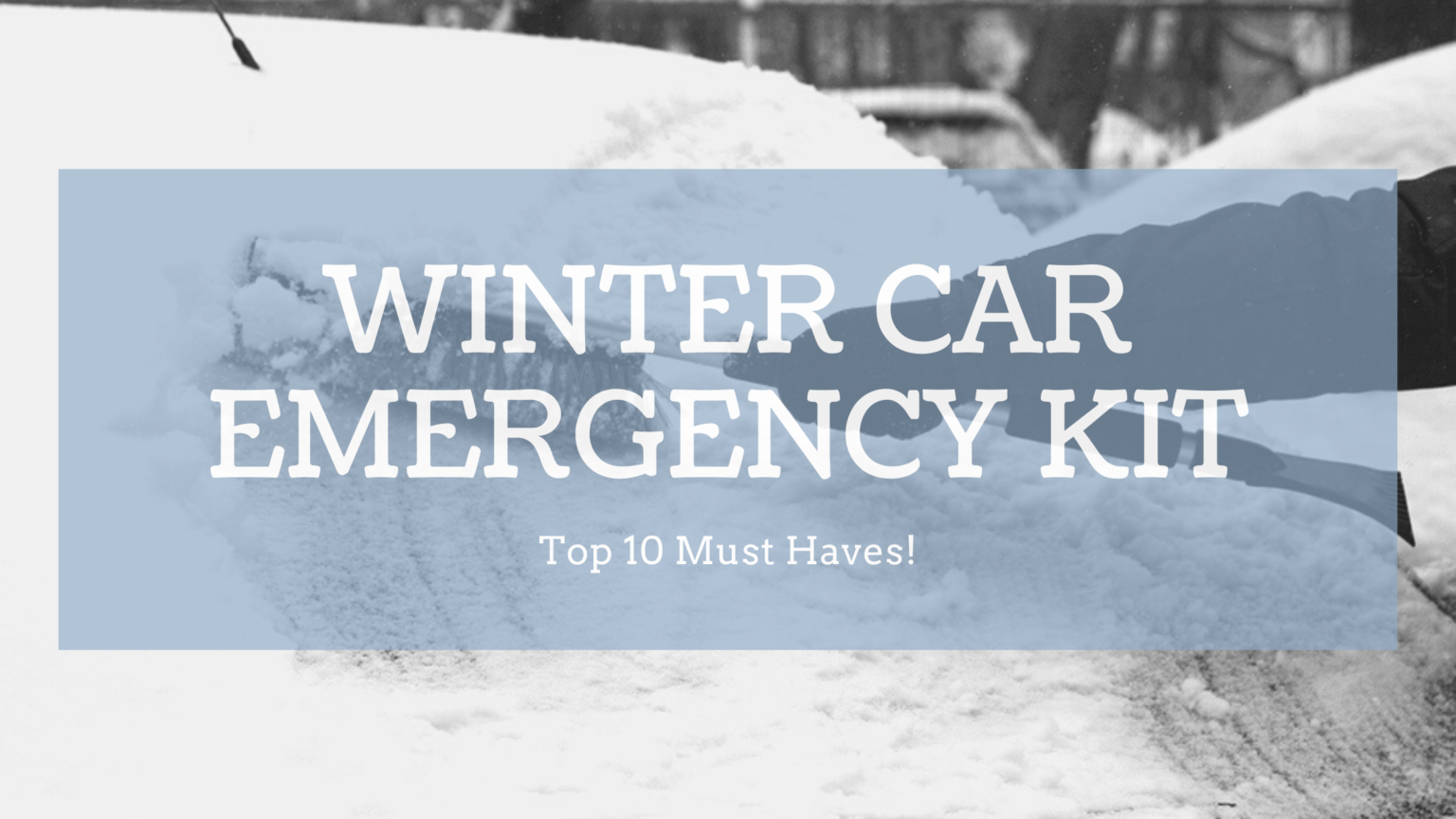 best winter car emergency kit