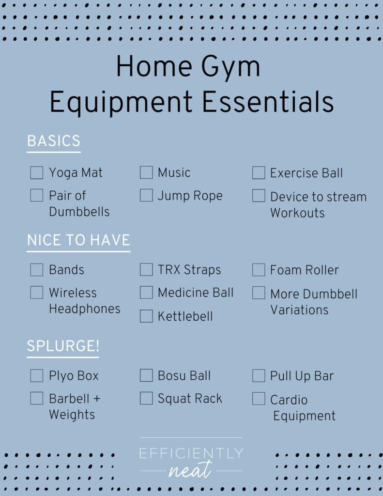 Home Gym Organization Get Inspired Keep Sweating Efficiently